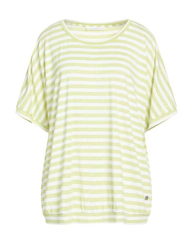 Xandres Gold Woman T-shirt Lime Green Size Xxl Viscose, Polyamide, Metallic Polyester, Elastane