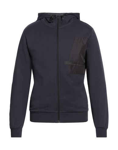 Colmar Man Sweatshirt Midnight Blue Size L Cotton In Blue