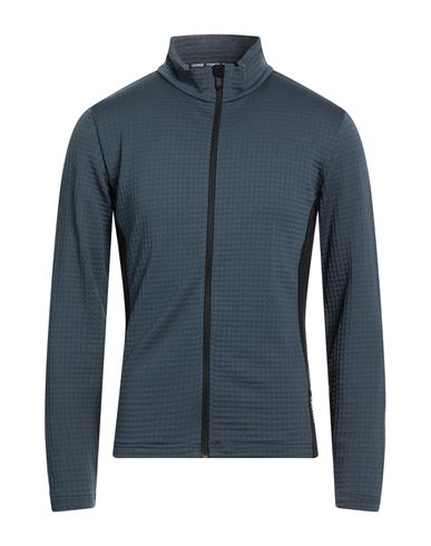 Colmar Man Sweatshirt Slate Blue Size L Polyester, Elastane, Polyamide In Blue