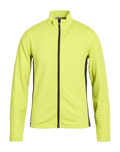 Colmar Man Sweatshirt Lime Green Size L Polyester, Elastane, Polyamide In Green