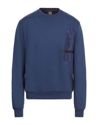 Colmar Man Sweatshirt Blue Size L Cotton In Blue