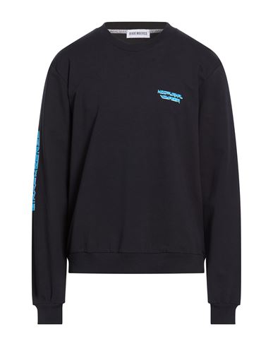 Bikkembergs Man Sweatshirt Black Size 44 Cotton, Elastane