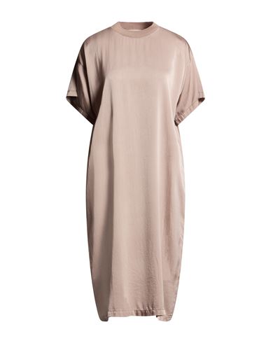 Crossley Woman Midi Dress Blush Size M Virgin Wool, Silk, Elastane In Pink