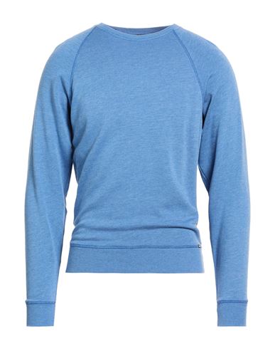 Tom Ford Man Sweatshirt Light Blue Size 40 Cotton, Acrylic