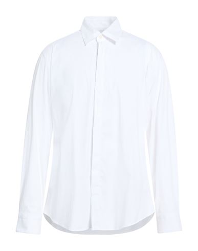 Low Brand Man Shirt White Size 46 Cotton, Polyamide, Elastane