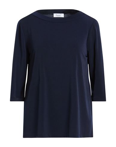 Hopper Woman T-shirt Navy Size Xl Polyester, Elastane In Blue
