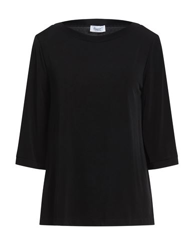 Hopper Woman T-shirt Black Size Xl Polyester, Elastane