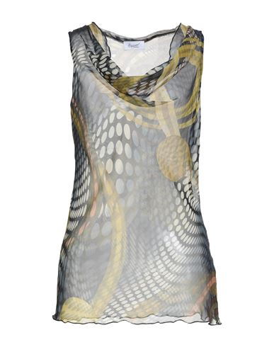 Hopper Woman Top Midnight Blue Size 10 Silk In Multi