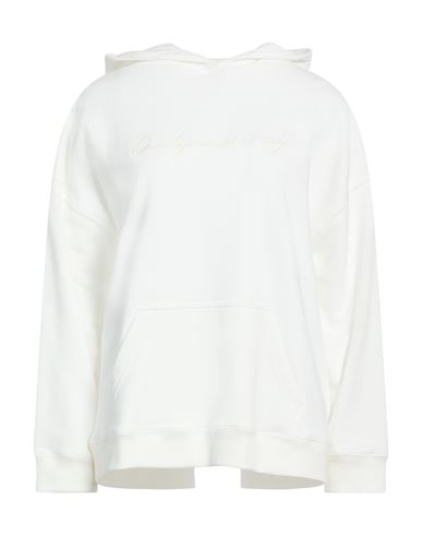 Dondup Woman Sweatshirt White Size L Cotton, Polyester