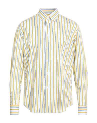 At.p.co At. P.co Man Shirt Yellow Size 16 Cotton