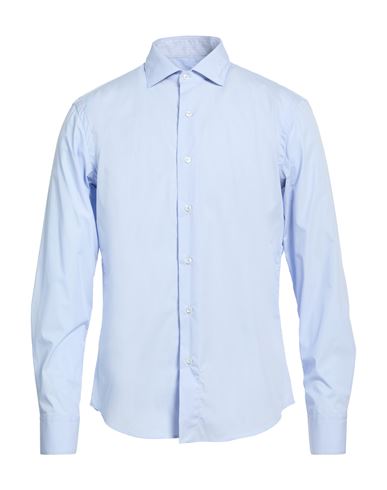 At.p.co At. P.co Man Shirt Sky Blue Size 17 Cotton