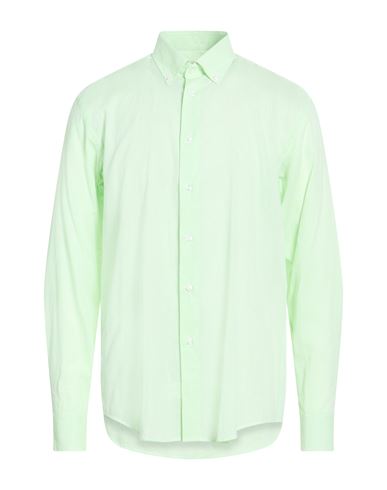 At.p.co At. P.co Man Shirt Lime Green Size 16 Cotton