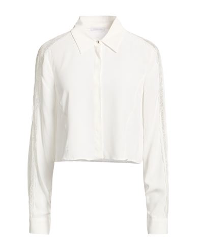 Patrizia Pepe Woman Shirt White Size 4 Viscose, Polyamide