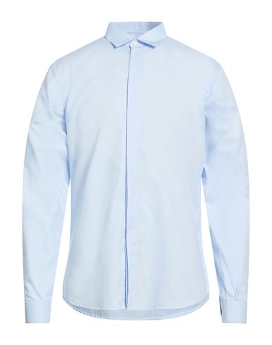 Costumein Man Shirt Sky Blue Size 46 Cotton