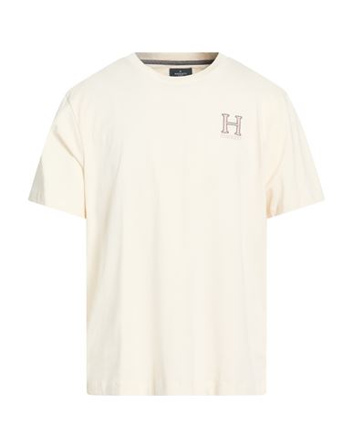 Hackett Heritage Man T-shirt Off White Size Xl Cotton
