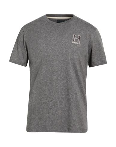 Hackett Heritage Man T-shirt Grey Size M Cotton In Gray