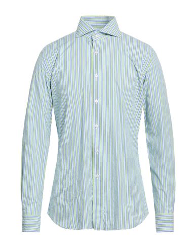 Xacus Man Shirt Sky Blue Size 16 Cotton