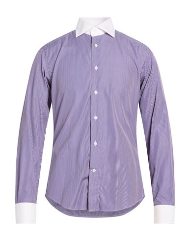 Brian Dales Man Shirt Navy Size 15 ¾ Cotton In Blue