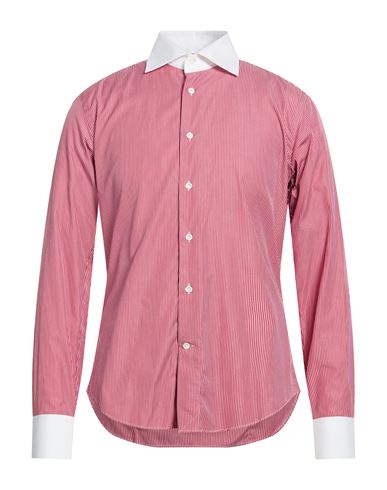 Brian Dales Man Shirt Brick Size 17 ½ Cotton In Pink