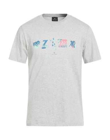 Ps By Paul Smith Ps Paul Smith Man T-shirt Light Grey Size S Cotton In Gray