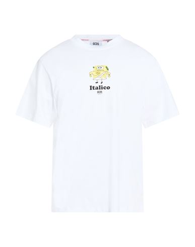 Gcds X Spongebob Man T-shirt White Size S Cotton