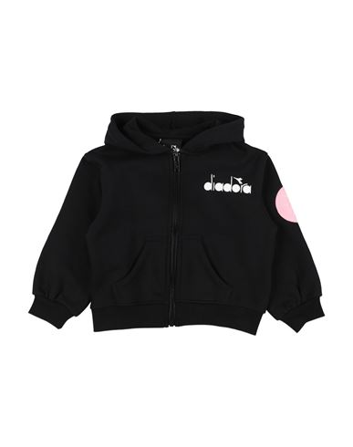 Diadora Babies'  Toddler Girl Sweatshirt Black Size 6 Cotton