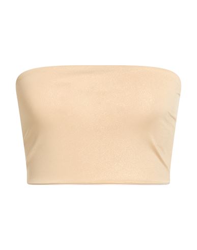 Kartika Woman Top Beige Size M Polyester, Elastane In Neutral