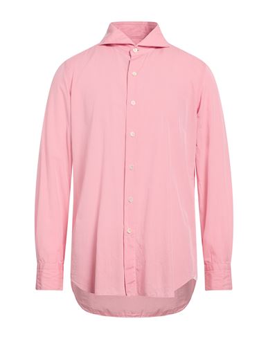 Finamore 1925 Man Shirt Pink Size 16 ½ Cotton