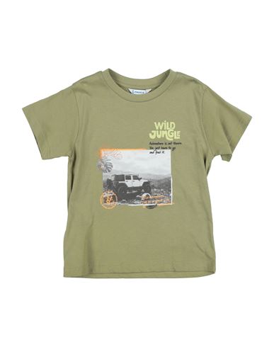 Mayoral Babies'  Toddler Boy T-shirt Military Green Size 6 Cotton