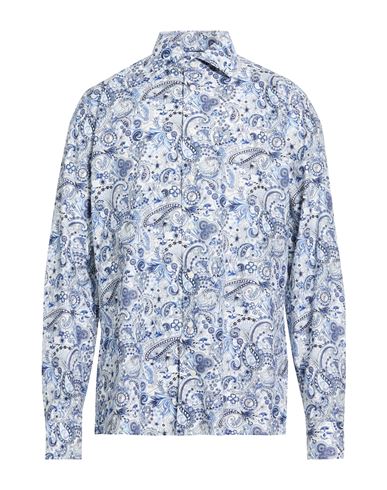 Eton Man Shirt Light Blue Size 17 ½ Cotton
