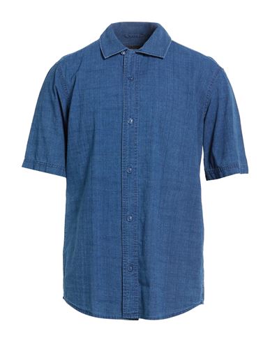 Only & Sons Man Denim Shirt Blue Size M Cotton