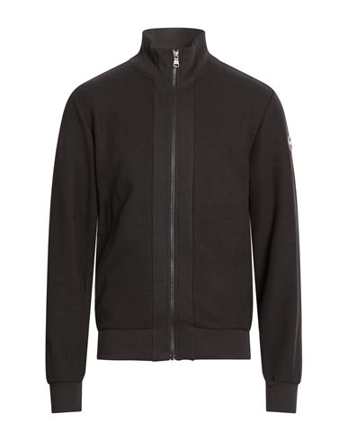 Colmar Man Sweatshirt Black Size L Cotton, Polyester In Brown