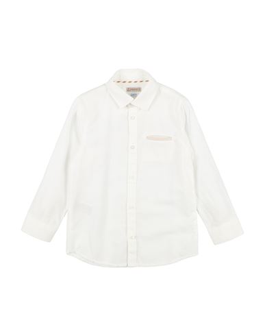 Mayoral Babies'  Toddler Boy Shirt White Size 5 Cotton, Linen, Polyester