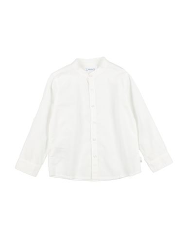 Mayoral Babies'  Toddler Boy Shirt White Size 5 Cotton, Linen