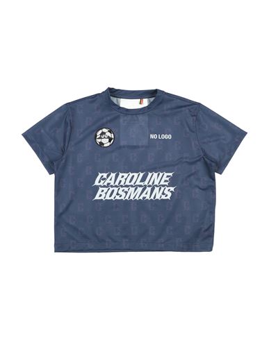 Caroline Bosmans Babies'  Toddler Girl T-shirt Navy Size 6 Polyester, Elastane In Blue
