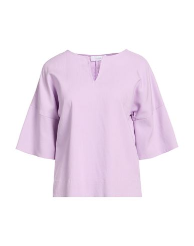 Furore Woman Top Lilac Size 8 Viscose, Polyester, Elastane In Purple
