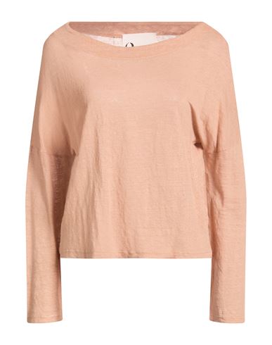 8pm Woman T-shirt Blush Size Xs Linen In Neutral
