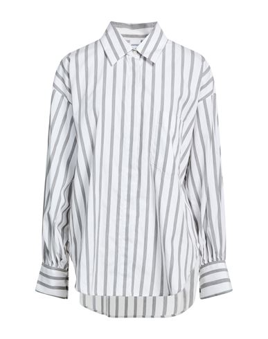 Aspesi Woman Shirt Grey Size 6 Cotton In Multi