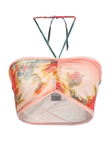 Jean Paul Gaultier Woman Top Salmon Pink Size L Polyamide In Multi