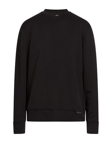 Colmar Man Sweatshirt Black Size Xxl Cotton, Polyester, Elastane In Black