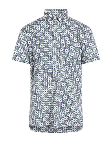 Daniele Alessandrini Homme Man Shirt Green Size 16 ½ Cotton