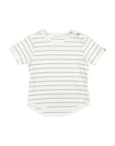 Lil' Atelier Babies'  Toddler Boy T-shirt Ivory Size 6 Organic Cotton, Elastane In Multi