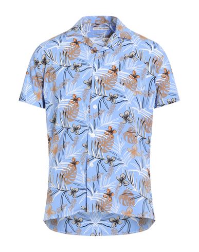 Grey Daniele Alessandrini Man Shirt Light Blue Size 15 ¾ Viscose