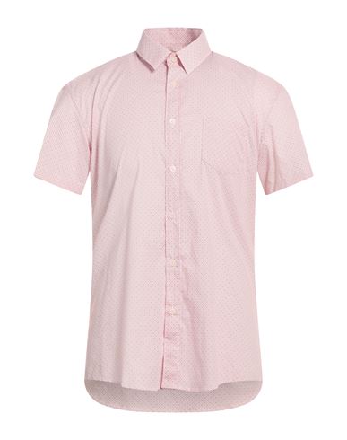 Daniele Alessandrini Homme Man Shirt Brick Size 16 ½ Cotton In Pink