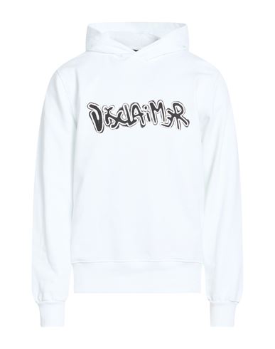 Disclaimer Man Sweatshirt White Size M Cotton