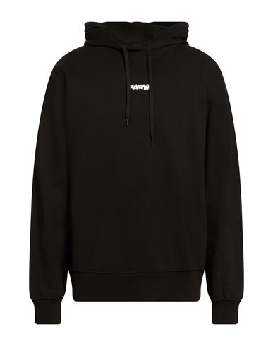 Disclaimer Man Sweatshirt Black Size Xl Cotton