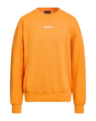 Disclaimer Man Sweatshirt Mandarin Size Xl Cotton In Orange