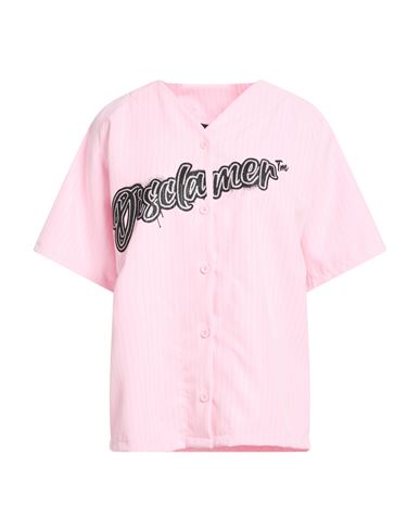 Disclaimer Woman Shirt Pink Size M Polyester In Animal Print