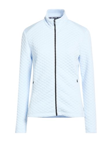 Colmar Woman Sweatshirt Sky Blue Size L Polyester, Viscose, Elastane In Green