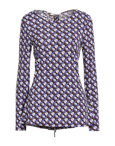 Maliparmi Malìparmi Woman T-shirt Blue Size 8 Viscose, Elastane